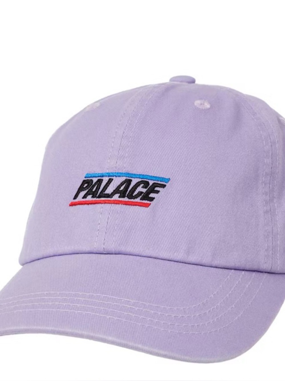 PALACE Lavender Cap with Multicolor Embroidered Logo